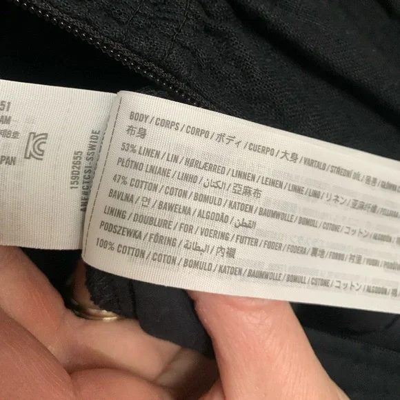 Abercrombie & Fitch Emerson Wide Strap Mini Dress Black Medium - Picture 9 of 9